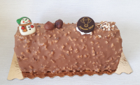 Bûche 6/8 parts gourmande 'rocher'