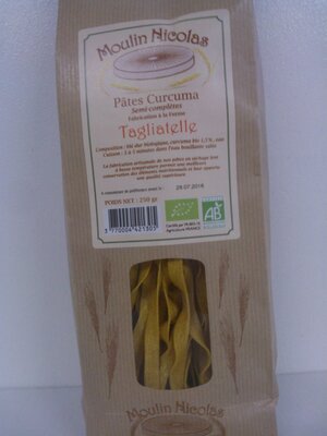 Tagliatelle au curcuma semi-complète