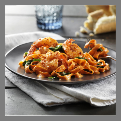 Fettucine aux poivrons rouge qualité 'ottima'