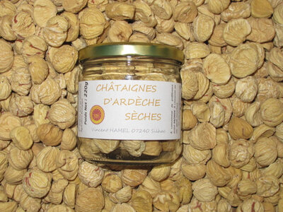 Châtaignes sèches d'ardèche