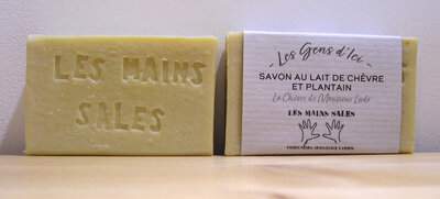 Les gens d'ici-savon lait de chèvre/plantain