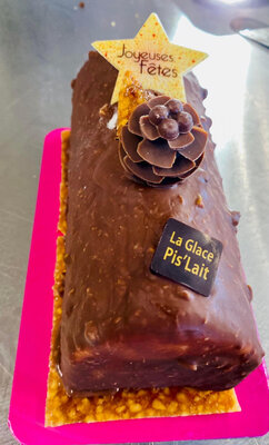 Buche glacée choco/coco 4/6 parts