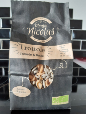 Pâtes blanches - trottole piment