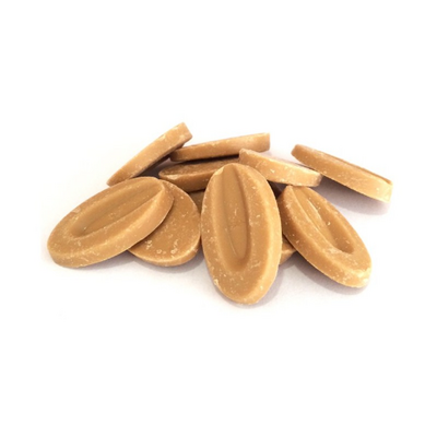 Chocolat blond à pâtisser (saveur caramel)