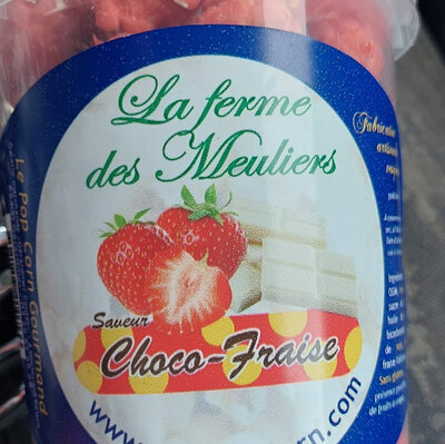 Pop-corn gourmand a la fraise