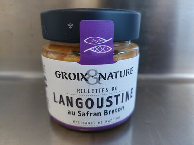 Rillette de langoustine au safran breton