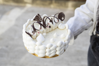 Vacherin framboise/pistache 10/12 parts