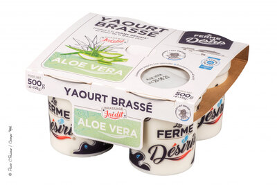 Yaourts brassés aloe vera