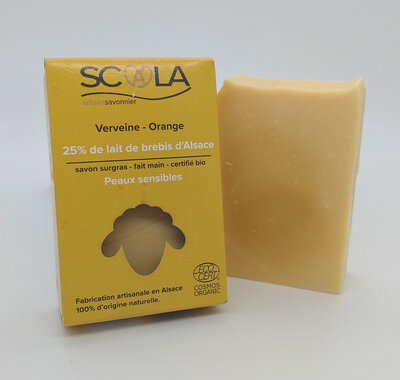 Savon 25% lait de brebis verveine exotique