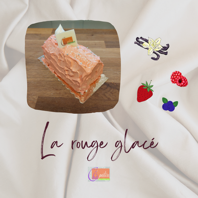 Bûche glacée : la rouge'glacé