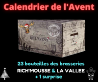 Calendrier de l'avent avec bières artisanales