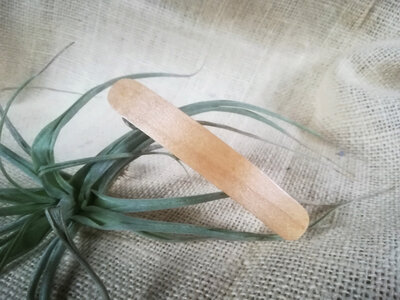 1 barrette en bois de hêtre clair-à clipper