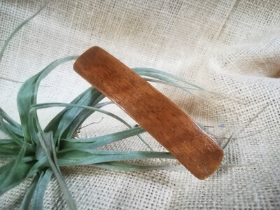 1 barrette en bois de chêne - à clipper