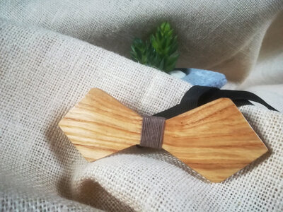Nœud papillon bois de frêne