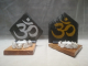 Bougeoir zen en bois et ardoise aum (om) - or - image 2