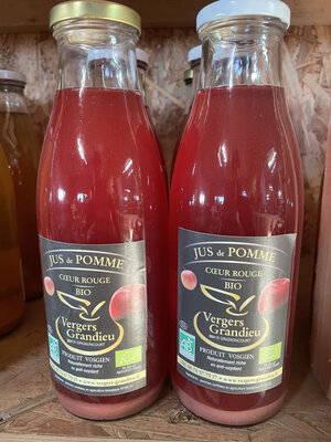 Jus de pomme-coeur rougex7