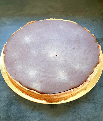 Tarte chocolat caramel beurre salé 6 parts