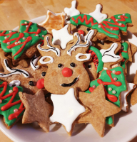 Sablés de noël décorés boite de 500gr