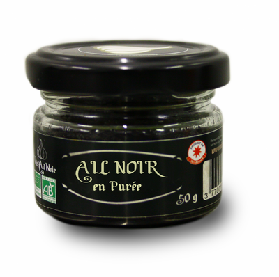 Purée d'ail noir en pot