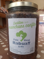 Lentilles aux manchons confits 1.300 kg