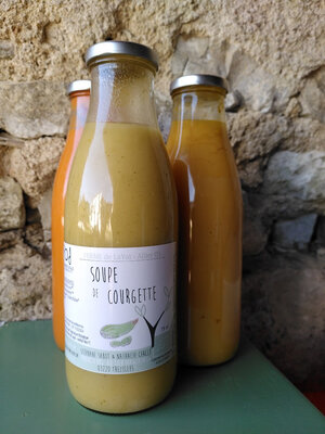 Soupe de courgette verte