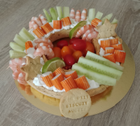 Plateau apéritif comestible