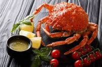 Araignée de mer cuite