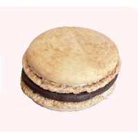 Macaron chocolat/fève de tonka