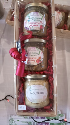 Coffret 3 moutardes artisanales
