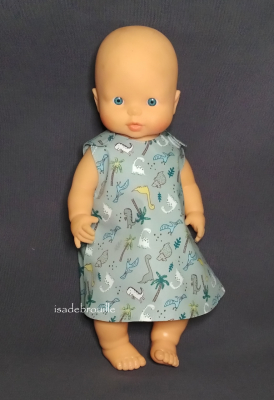 Robe poupée dinosaure