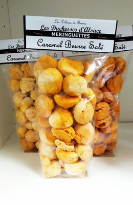 Meringuettes caramel beurre salé