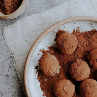 Truffes chocolat noir 74% -recette originelle