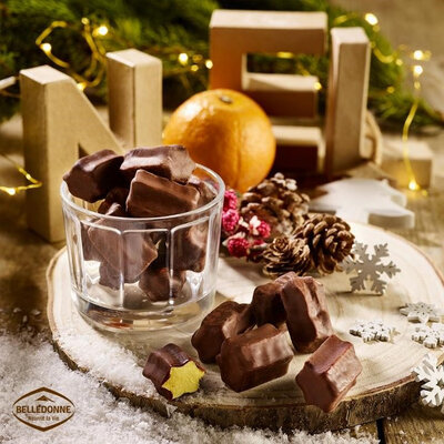 Guimauves de noël orange & chocolat