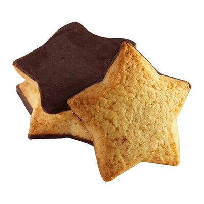 Biscuits étoile - orange & chocolat noir