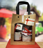 Panier cadeau fraise