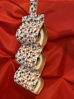 Porte rouleaux - tissu imprimé