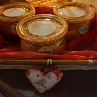 Panier de noël: bocaux de poires 3 façons ab
