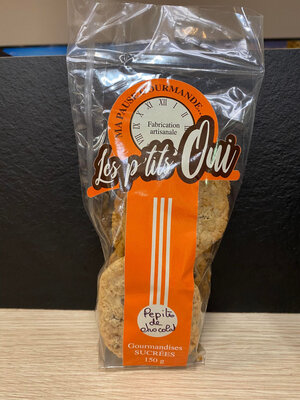 Cookies beurre bordier pépites chocolat