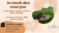 Lot de courge 30 kg a partager