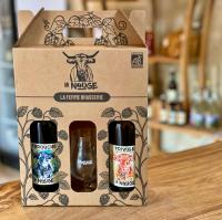 Valisette 2 x 75cl avec 1 verre la nouge