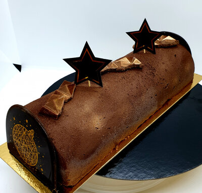 Bûche royal chocolat 6 parts