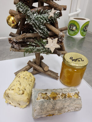 Bûche fraîche aux noix