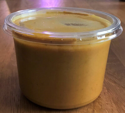 Velouté de butternut, marrons et foie gras