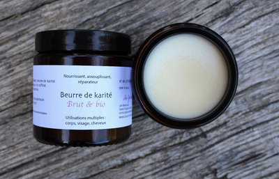 Beurre de karité brut - bio - non désodorisé