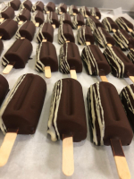 Lots de 4 - esquimaux menthe chocolat noir