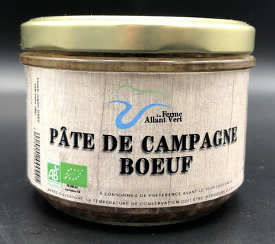 Pâté de campagne de boeuf 200 grammes