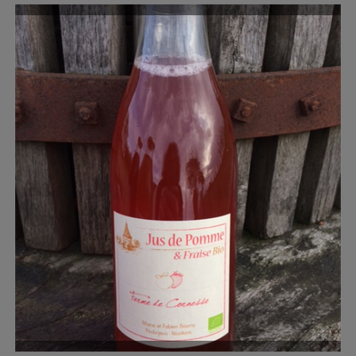 Jus de pomme & fraises bio 1l