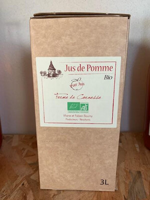 Jus de pomme bio bib 3l