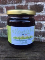 Confiture framboises mûres vanille