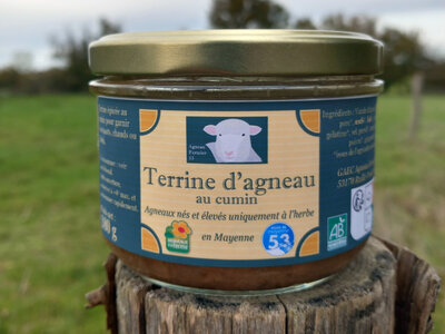 Terrine d'agneau au cumin